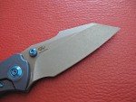 Norseman WE 22005-3 Blue Ti Frame Lock Knife