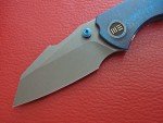 Norseman WE 22005-3 Blue Ti Frame Lock Knife