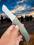 Grimsmo Norseman #7354 Stonewashed Titanium Knife