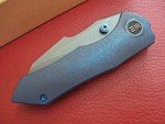 Norseman WE 22005-3 Blue Ti Frame Lock Knife
