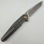 WE KNIFE 610H Stonewashed Titanium Folding Knife