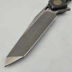 WE KNIFE 610H Stonewashed Titanium Folding Knife