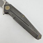 WE KNIFE 610H Stonewashed Titanium Folding Knife