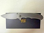 WE Knife Praxis Titanium Handle S35VN Gray Blade