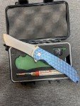 Grimsmo Norseman #2285 - Stonewashed Blue Bronze Knife