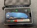 Grimsmo Norseman #2285 - Stonewashed Blue Bronze Knife