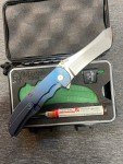 Grimsmo Norseman #2285 - Stonewashed Blue Bronze Knife