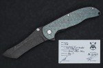 Grimsmo Norseman #7340 - Etched Blade, Green/Plum Ti