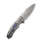 WE Knife Hyperactive Titanium Flamed Blue Knife