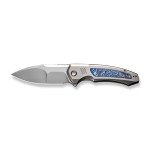 WE Knife Hyperactive Titanium Flamed Blue Knife