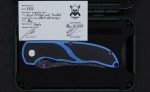Grimsmo Norseman #7562 Blue Titanium & Black G10