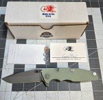 Hinderer Eklipse 3.5" Battle Blue Jade Knife