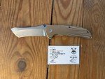 Norseman Knife: Rose Gold Starburst, Purple Accents