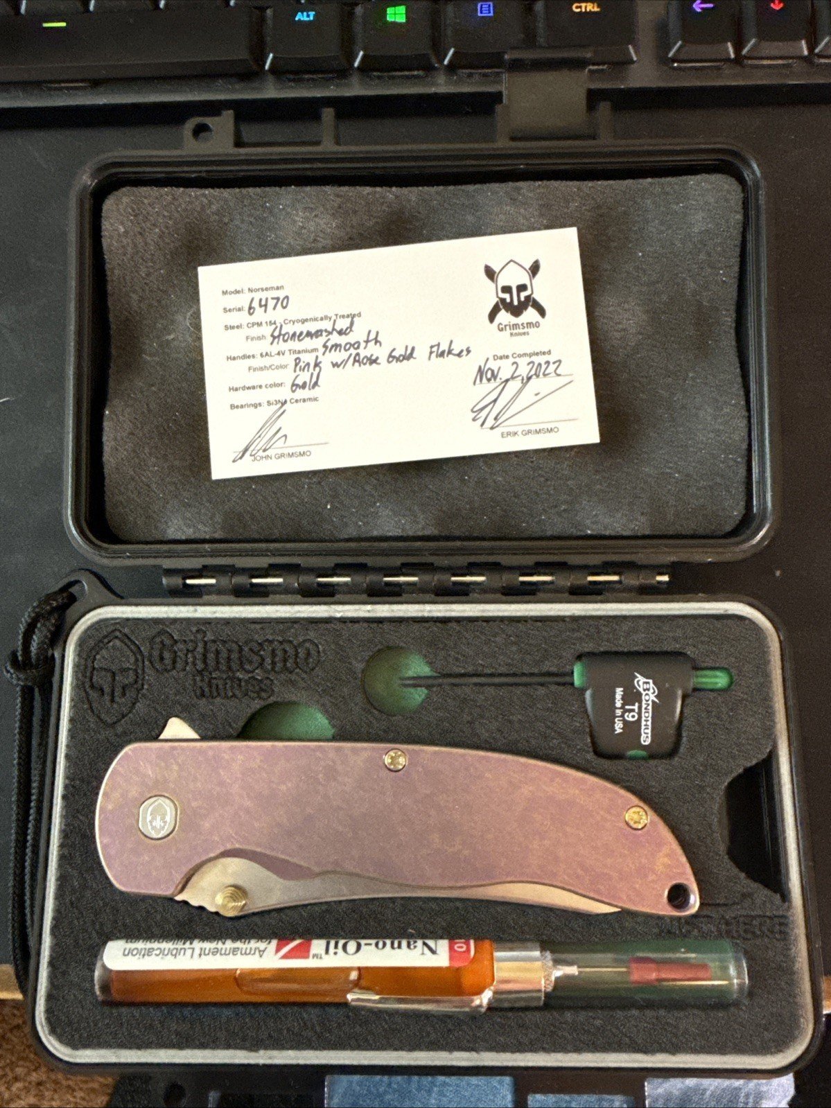 Grimsmo Norseman #6470 with Authentication Card
