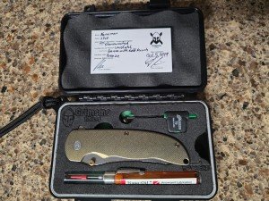 Grimsmo Norseman RWL-34 Bronze Gold Accents Knife