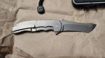 Grimsmo Norseman #1780 Engraved Smooth Titanium Knife