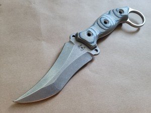 Busse Custom Triceratops Knife, Stonewashed INFI