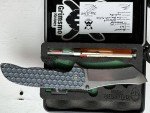 Grimsmo Norseman #2409 Blue Honeycomb Knife