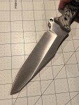 Busse Combat Rib Chisel Knife - Satin INFI Steel