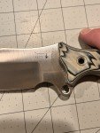 Busse Combat Rib Chisel Knife - Satin INFI Steel
