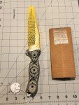 Busse Combat Rib Chisel Knife - Satin INFI Steel