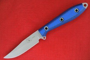 Busse Custom 3.5" Doublecut Bowie Knife Blue/Black