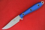 Busse Custom 3.5" Doublecut Bowie Knife Blue/Black