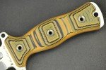 Busse TGLB .25" Comp Finish Knife - Brown/Olive/Black
