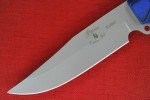 Busse Custom 3.5" Doublecut Bowie Knife Blue/Black