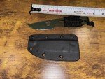 Busse Scrapivore Knife with Mashed Cat Sheath