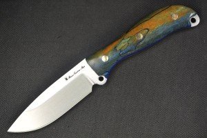 Busse Custom Mountain Duty Knife with Maple Handle