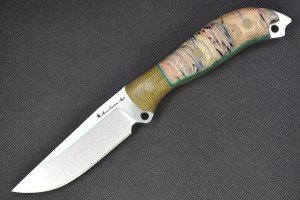 Busse Custom Mean Street Knife with Wormwood Handle