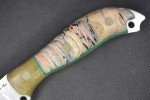 Busse Custom Mean Street Knife with Wormwood Handle