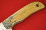 Busse Elmax Lil Smokey Knife with Giraffe Bone Handle