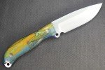 Busse Custom Mountain Duty Knife with Maple Handle