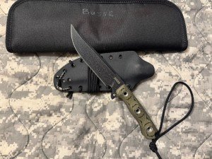 Busse Combat Urban Grudge Knife - Black Finish