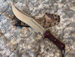 Busse Combat Trough Raider - Maroon Canvas Handle
