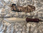 Busse Combat Trough Raider - Maroon Canvas Handle