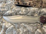Busse Combat Trough Raider - Maroon Canvas Handle