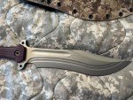 Busse Combat Trough Raider - Maroon Canvas Handle