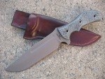 Brown Leather Sheath for Busse RATWEILER Knife