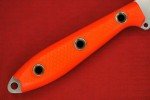 Busse Custom 3.3" Elmax Steak Knife - Orange G10