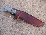 Brown Leather Sheath for Busse RATWEILER Knife