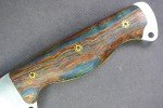 Busse Son of Badger SOB Knife, Curly Oak Handle