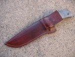 Brown Leather Sheath for Busse RATWEILER Knife