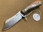 Busse Trustee Warden Knife with Satin Wood Handle