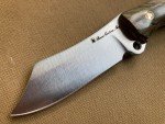 Busse Trustee Warden Knife with Satin Wood Handle