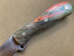 Busse Trustee Warden Knife with Satin Wood Handle