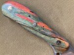 Busse Trustee Warden Knife with Satin Wood Handle