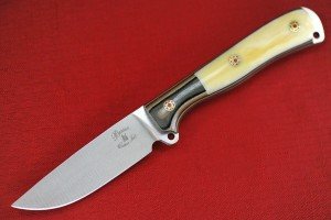 Busse Custom Mean Street Knife with Camel Bone